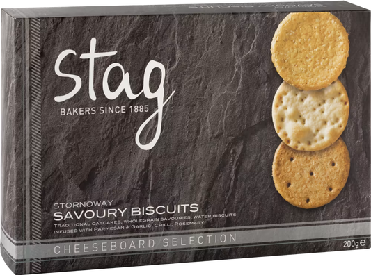 Stag Bakeries Savoury Biscuits Cheeseboard Selection, 200g