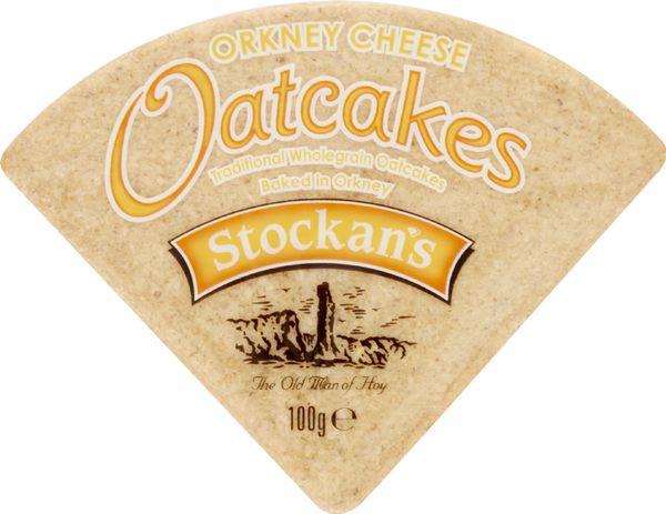 Stockan's Cheese Triangular Oatcakes, 100g