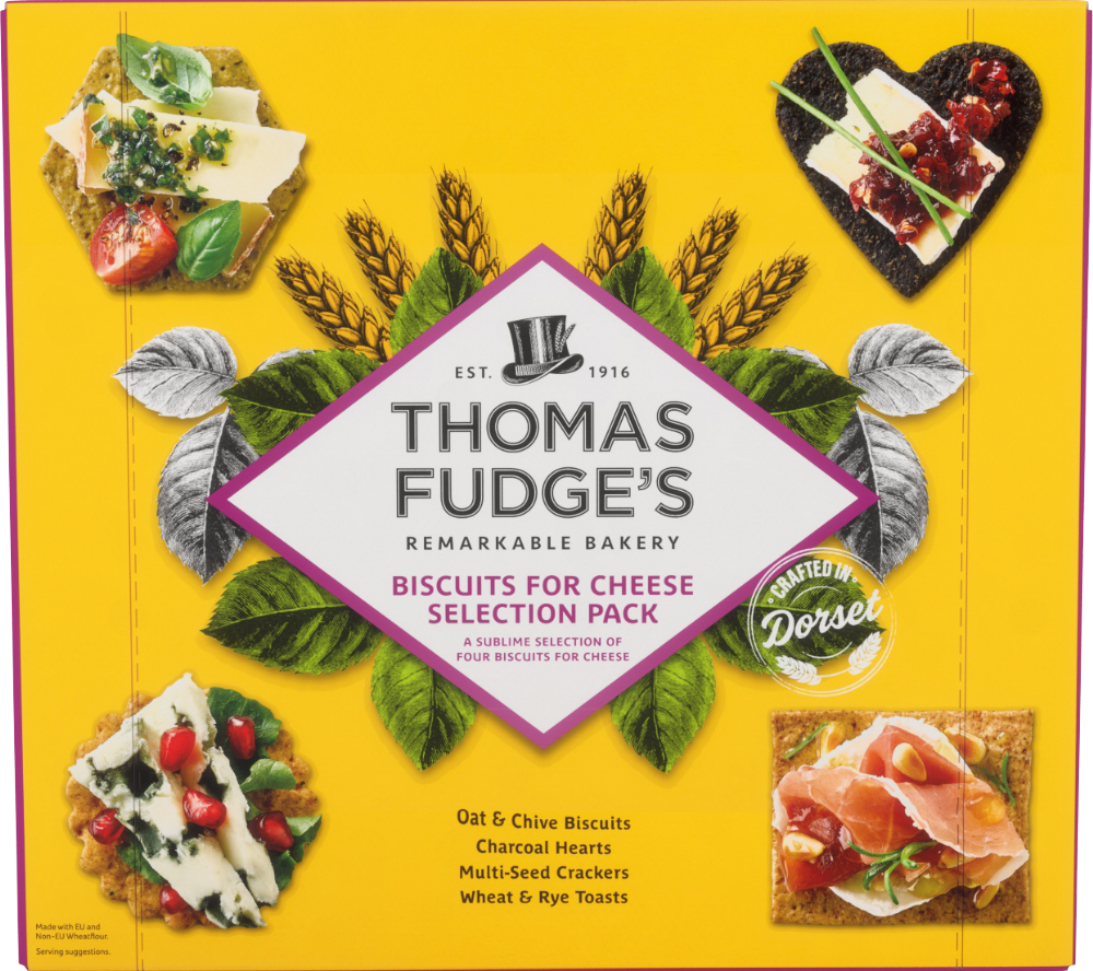 Thomas Fudge's Biscuits For Cheese Selection Pack 300G