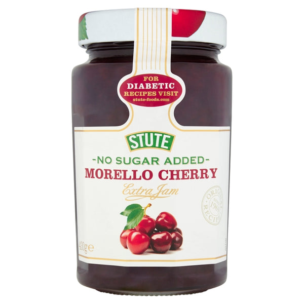 Stute Less Sugar Morello Cherry Jam, 430g