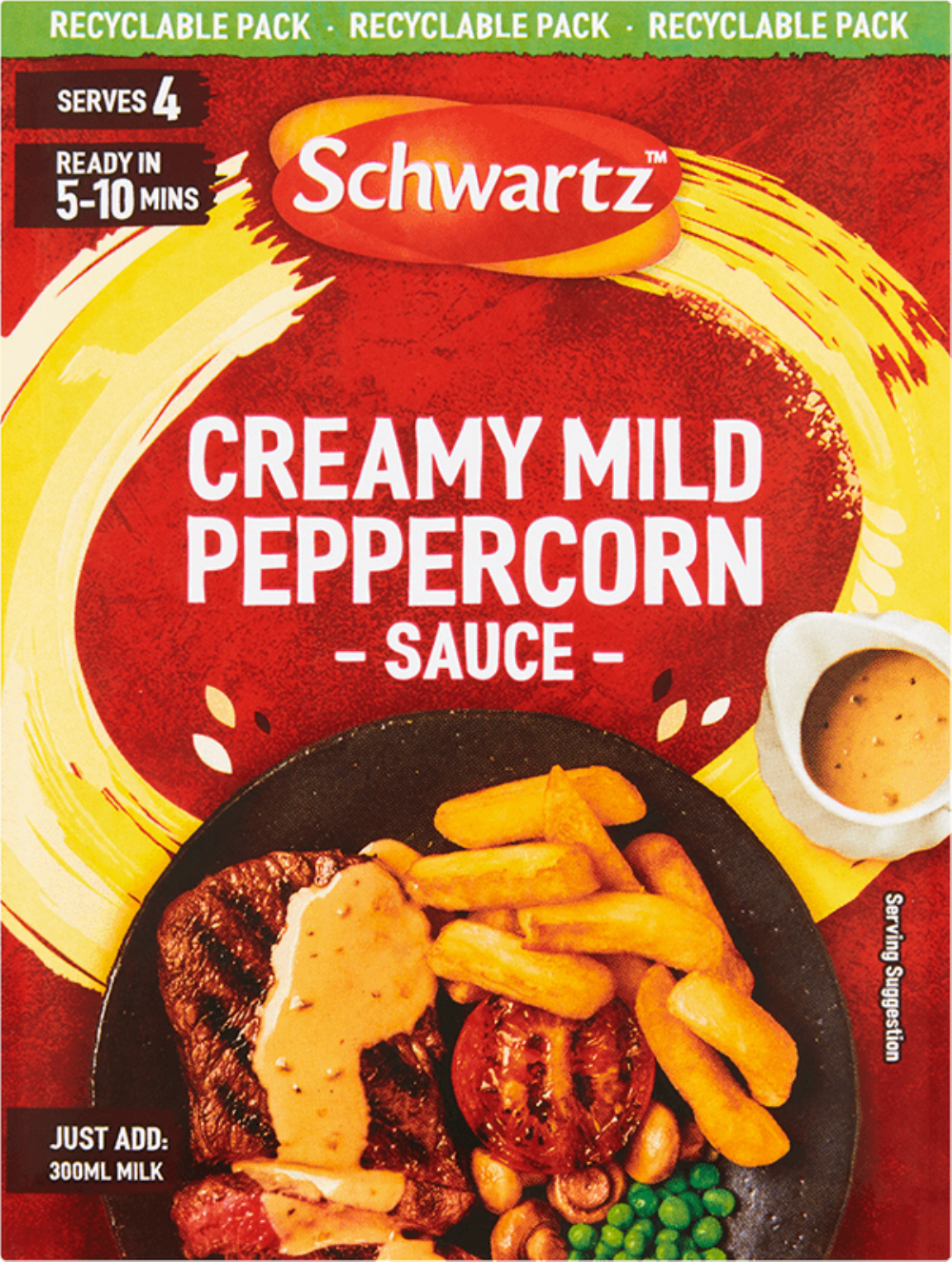 Schwartz Creamy Mild Peppercorn Sauce 25G