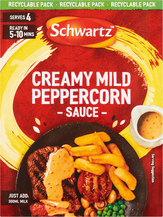 Schwartz Creamy Mild Peppercorn Sauce 25G