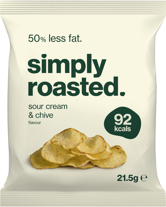 Simply Roasted Sour Cream & Chive Crisps 21.5G