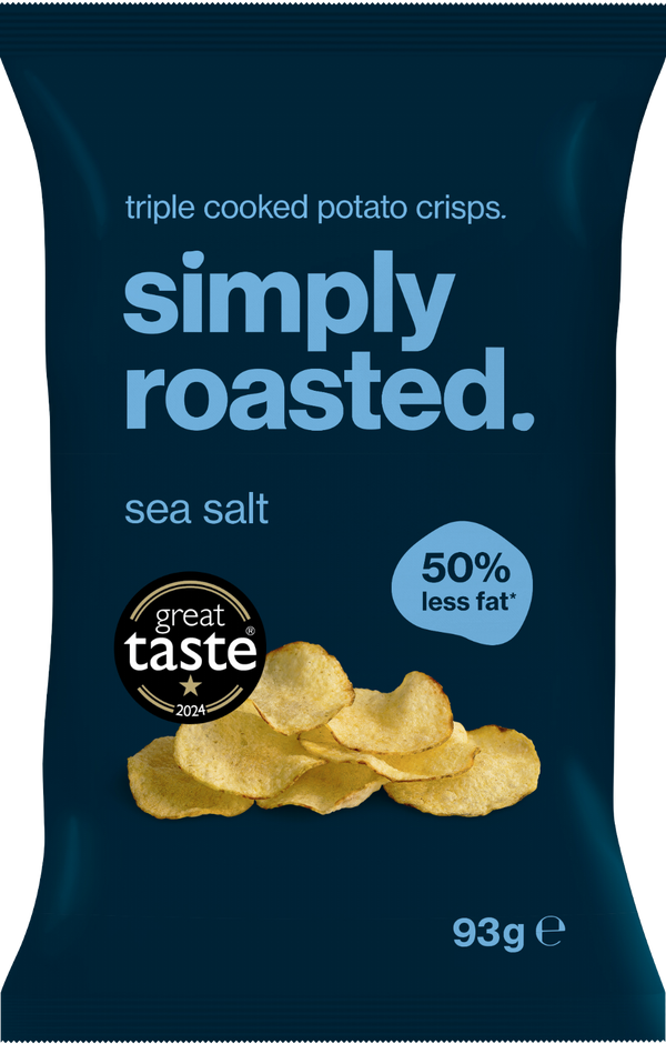 Simply Roasted Sea Salt Crisps, 93g