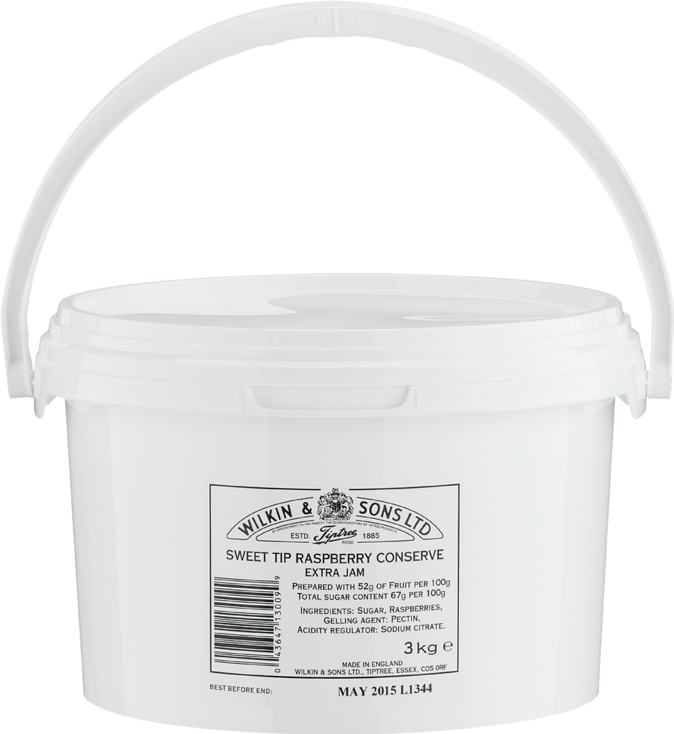 Tiptree 'Sweet Tip' Raspberry Conserve, 3kg Catering Tub