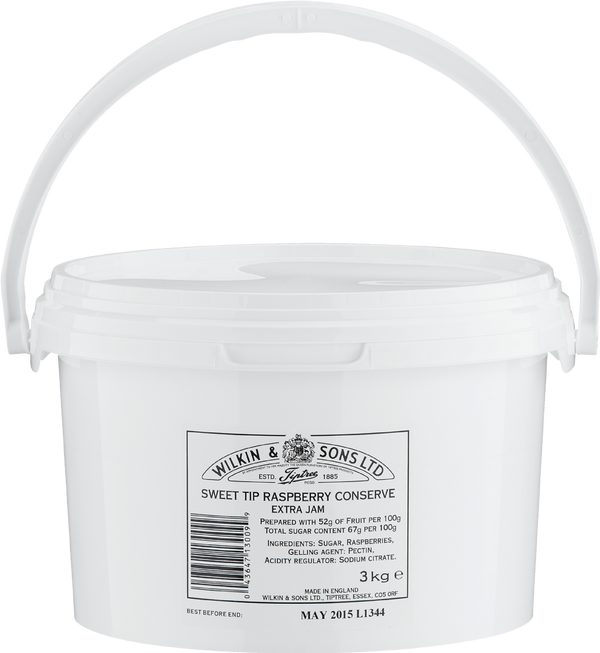 Tiptree 'Sweet Tip' Raspberry Conserve, 3kg Catering Tub