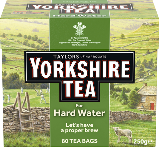 Taylors Of Harrogate Yorkshire Tea For Hard Water - 80 Teabags 250G