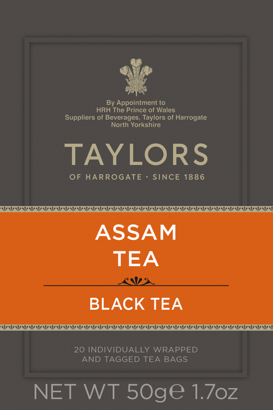Taylors Of Harrogate Assam Tea - 20 Teabags 50G