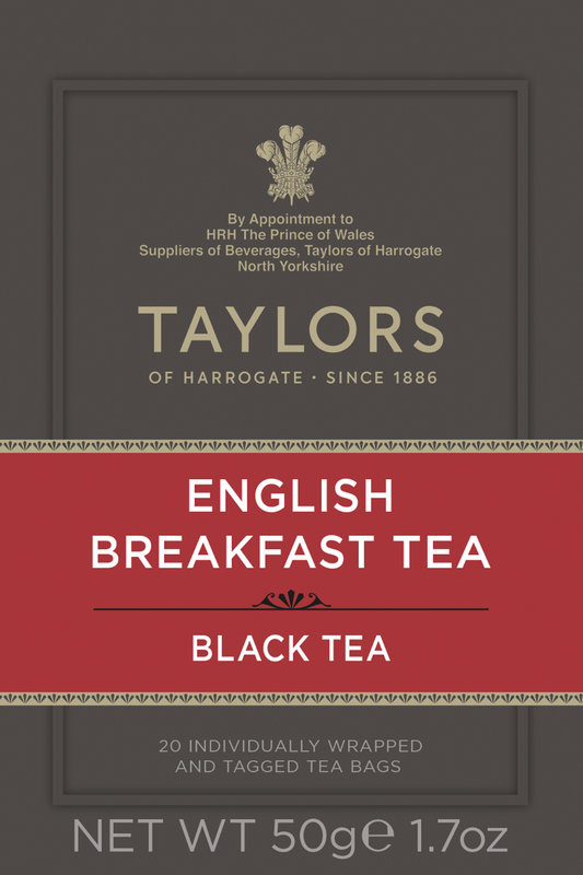 Taylors Of Harrogate English Breakfast Tea - 20 Teabags 50G