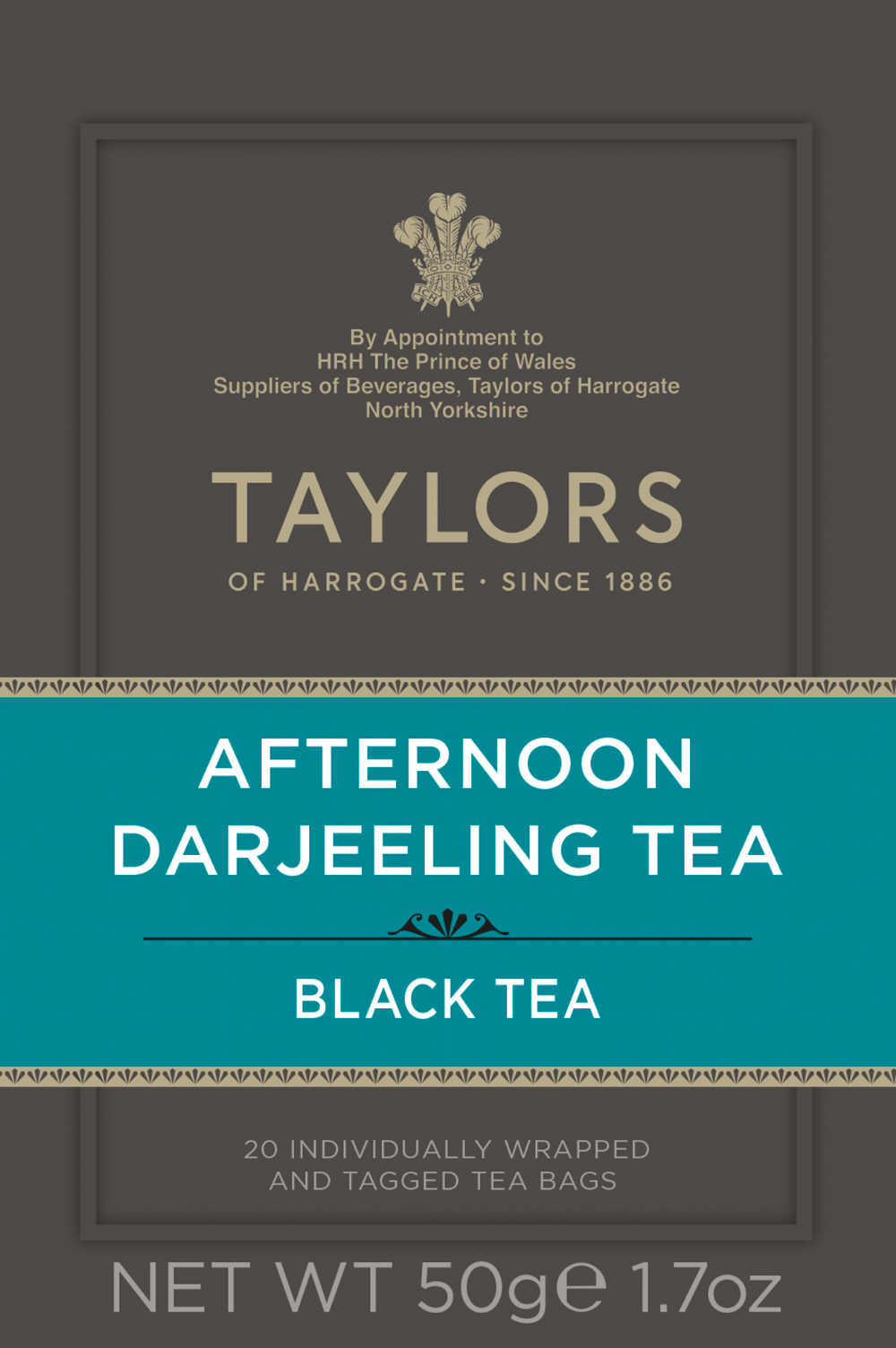 Taylors Of Harrogate Afternoon Darjeeling Tea - 20 Teabags 50G