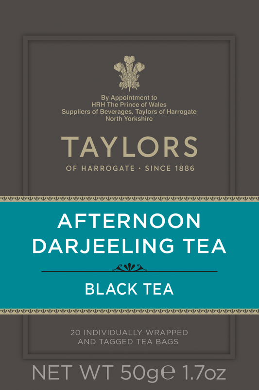 Taylors Of Harrogate Afternoon Darjeeling Tea - 20 Teabags 50G