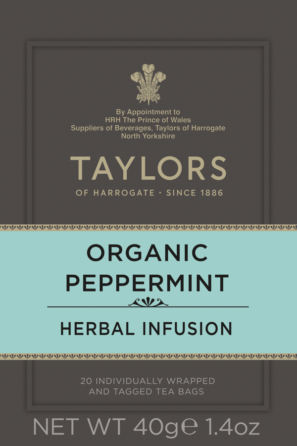 Taylors Of Harrogate 20 Organic Peppermint Teabags