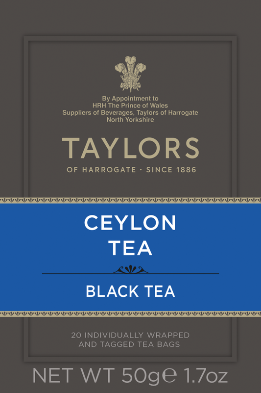 Taylors Of Harrogate Ceylon Tea - 20 Teabags 50G