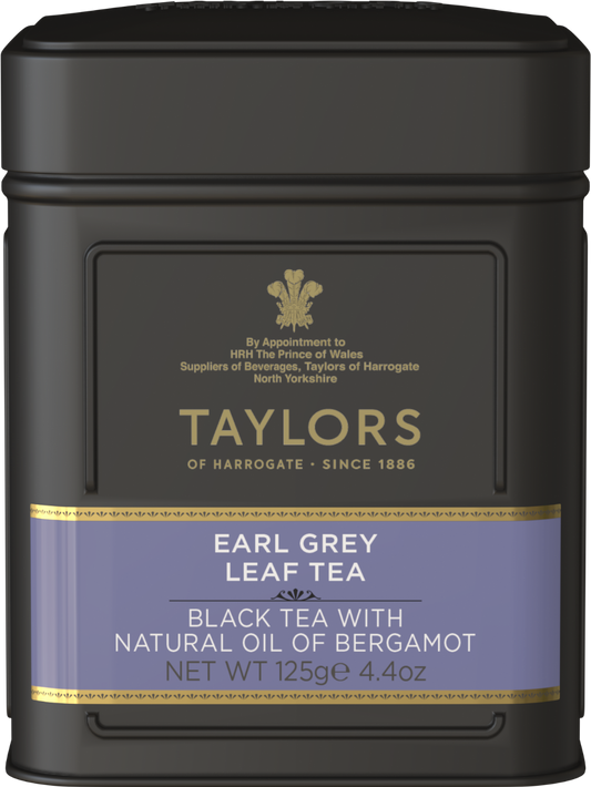 Taylors Of Harrogate Earl Grey Leaf Tea - Caddy 125G