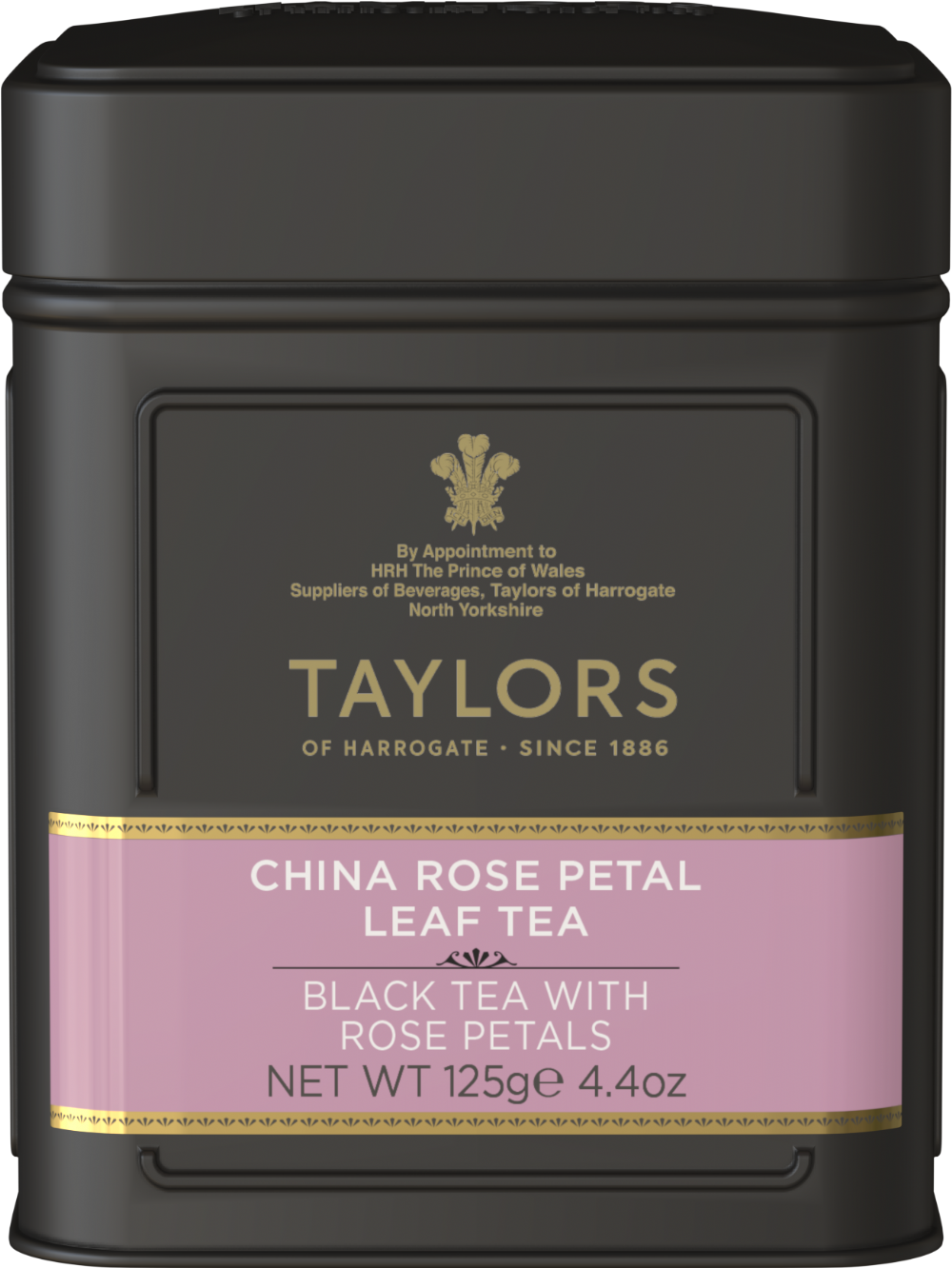 Taylors Of Harrogate China Rose Petal Leaf Tea - Caddy 125G
