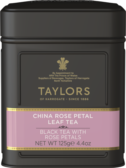 Taylors Of Harrogate China Rose Petal Leaf Tea - Caddy 125G