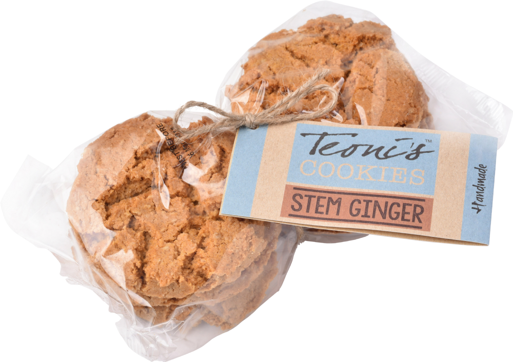 Teoni's Stem Ginger Oat Crunch Cookies 300G