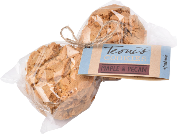 Teoni's Maple & Pecan Oat Crunch Cookies, 300g