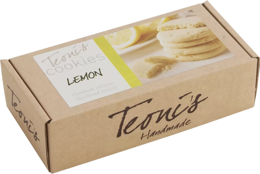 Teoni's Lemon Butter Shortbread Biscuits, 150g
