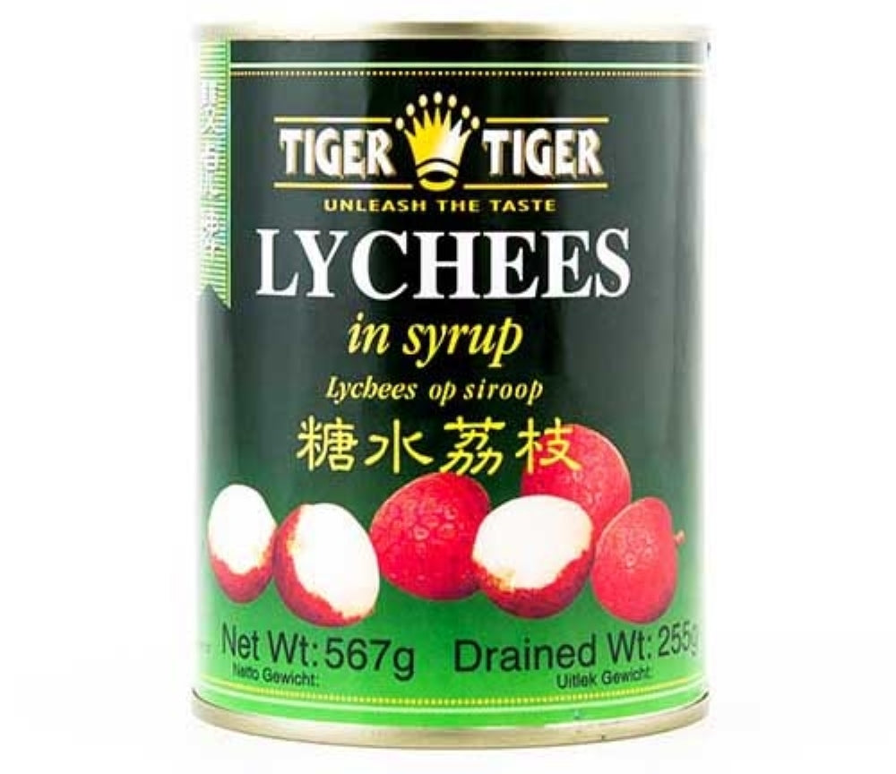 Tiger Tiger Lychees In Syrup, 567g