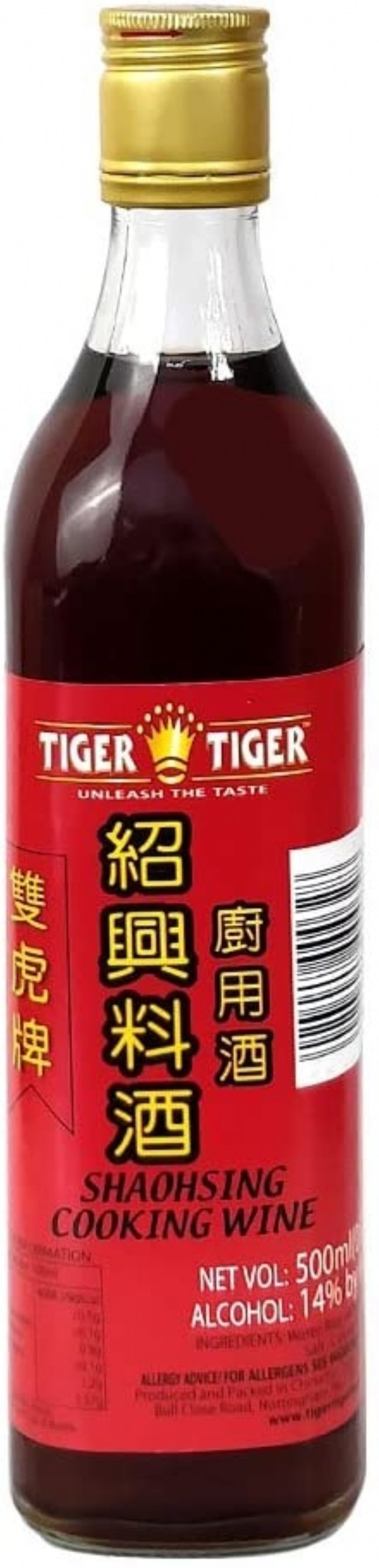 Tiger Tiger Shaohsing Cooking Wine 14% Abv 500Ml