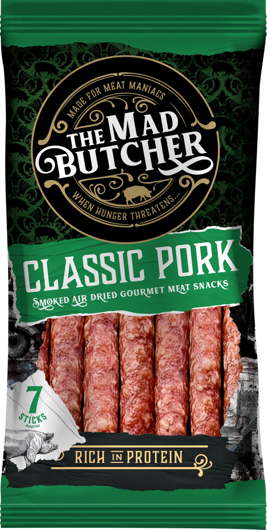 The Mad Butcher Classic Pork Salami Snack, 70g