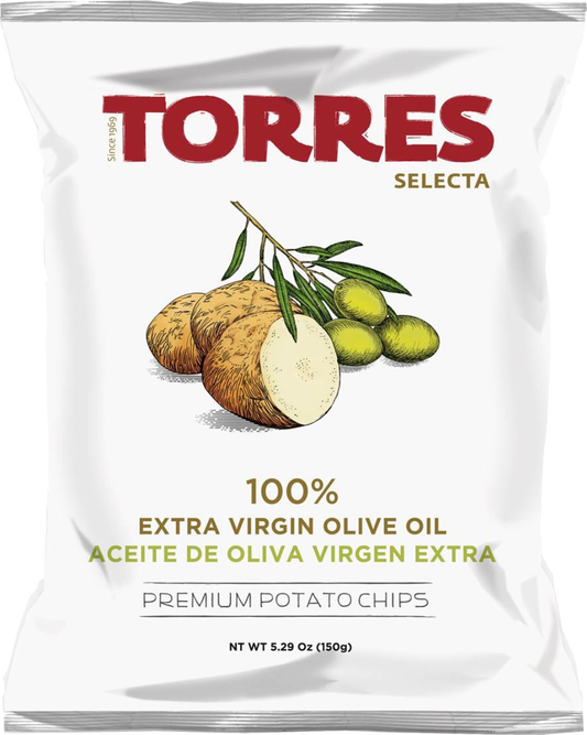 Torres 100% Extra Virgin Olive Oil Premium Potato Chips 125G