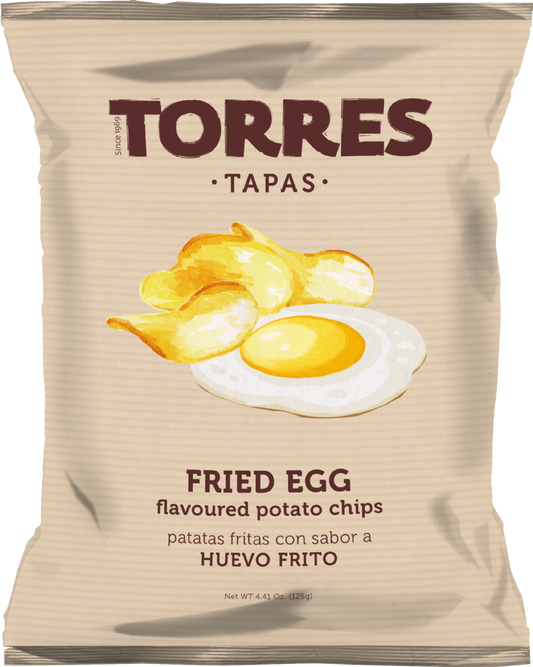 Torres Tapas Fried Egg Flavoured Potato Chips 125G