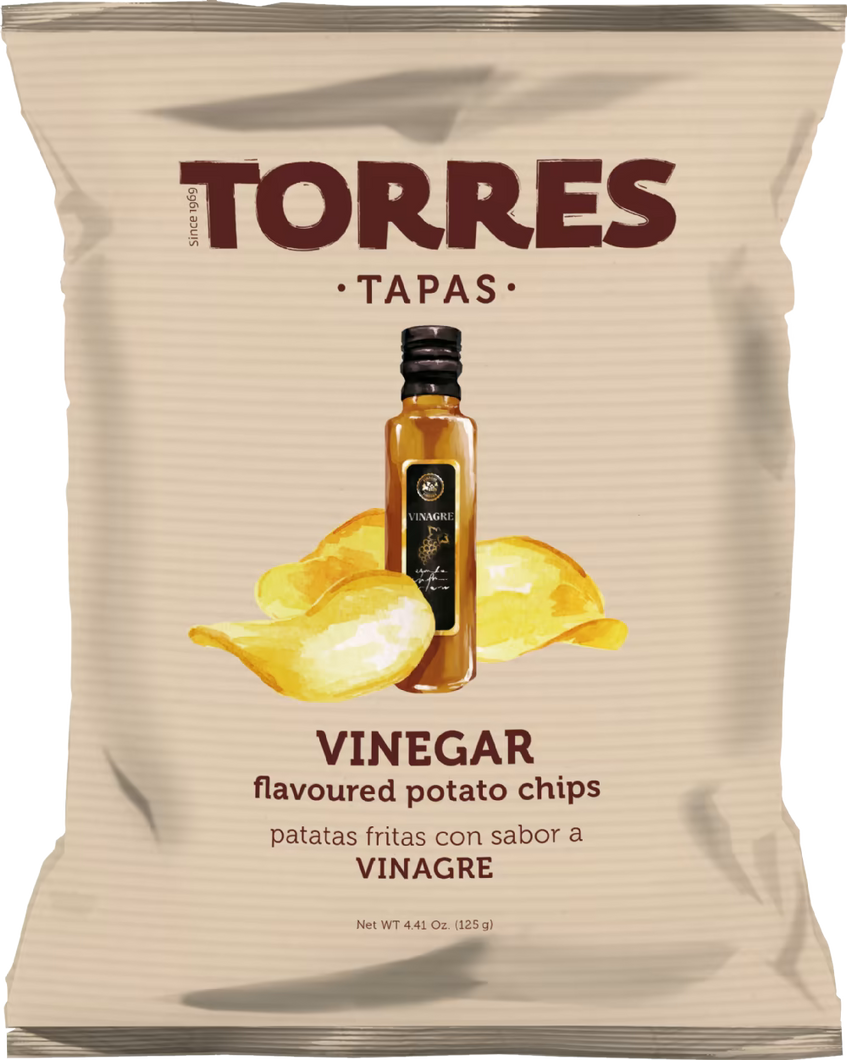 Torres Tapas Vinegar Crisps, 125g