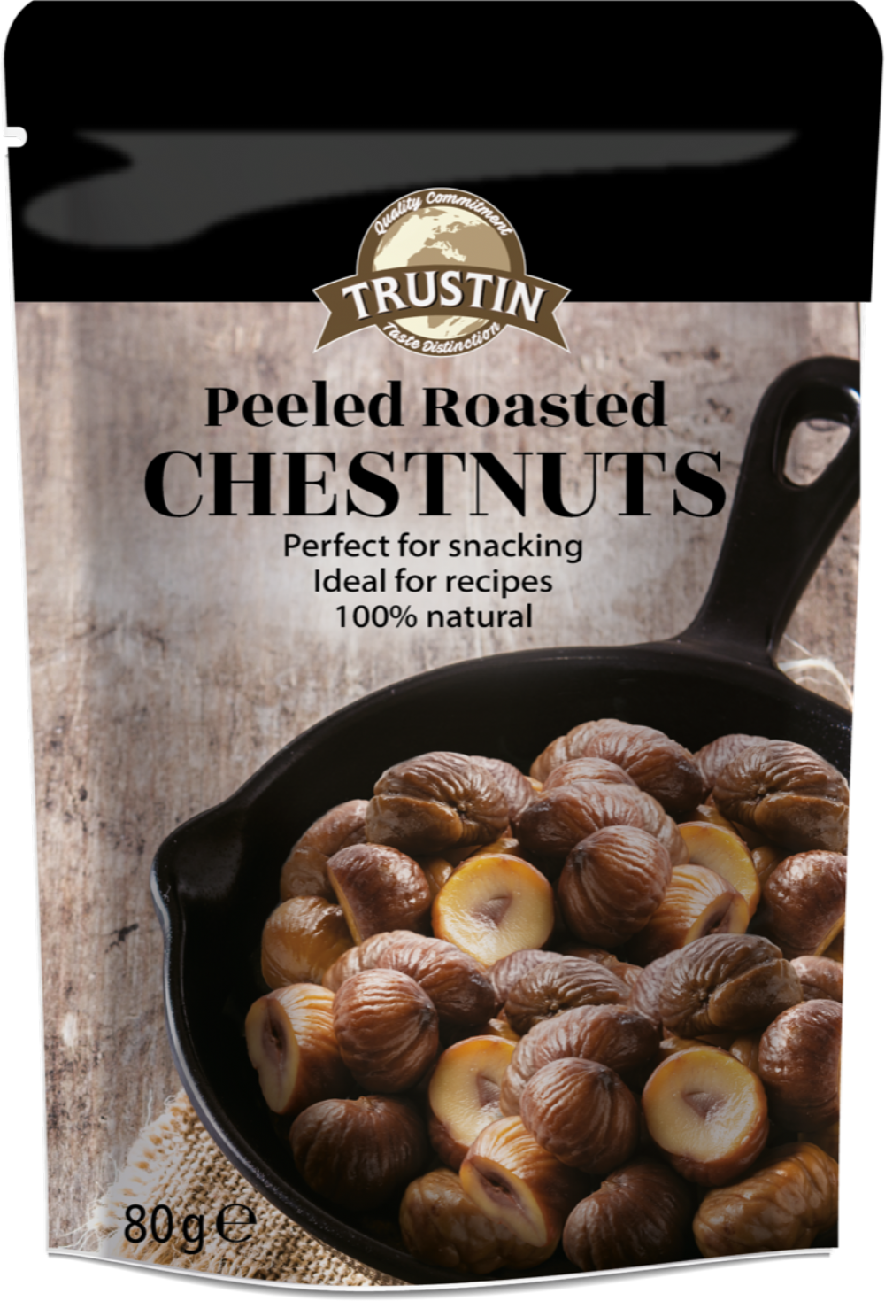Trustin Peeled Roasted Chestnuts 80G