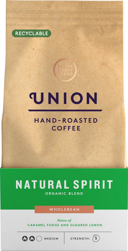 Union Hand Roasted Coffee Organic Wholebean, 200g