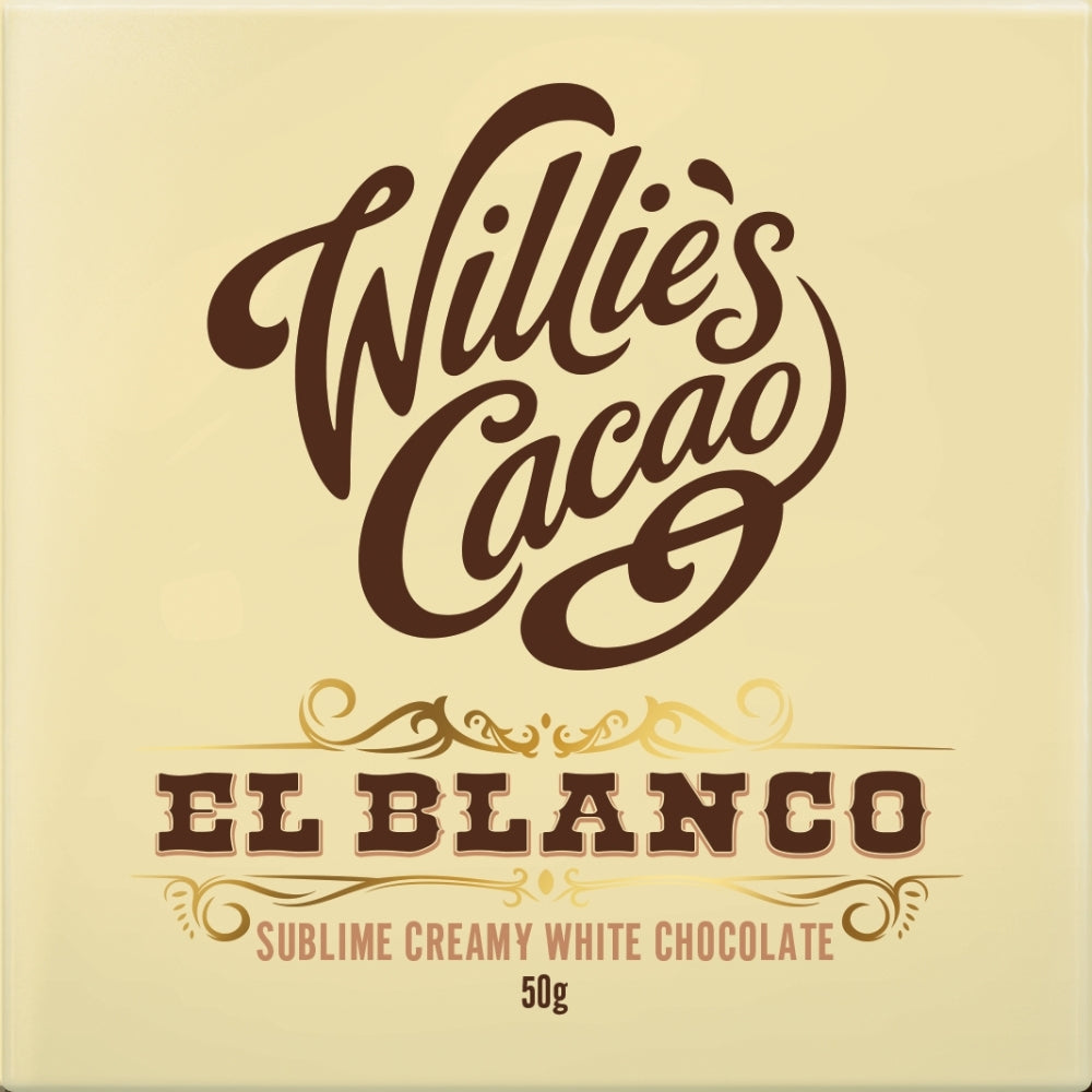 Willie's Cacao El Blanco Venezuelan White Chocolate, 50g