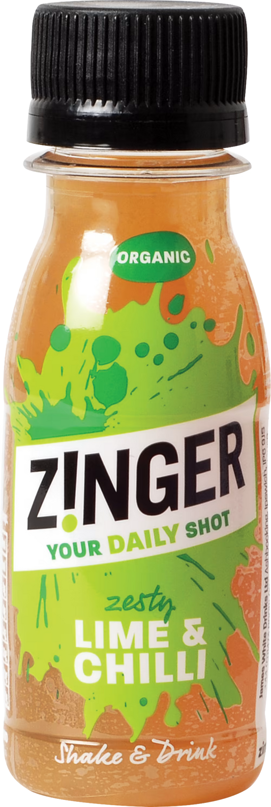 James White Zinger Organic Lime & Chilli Shot 70ml