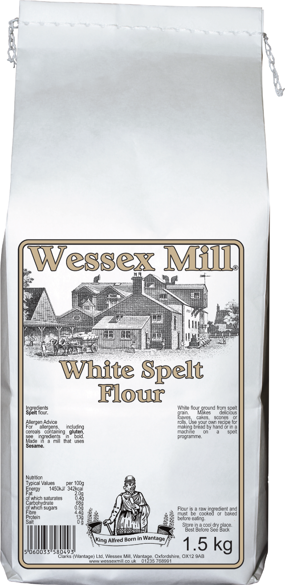 Wessex Mill White Spelt Flour 1.5Kg