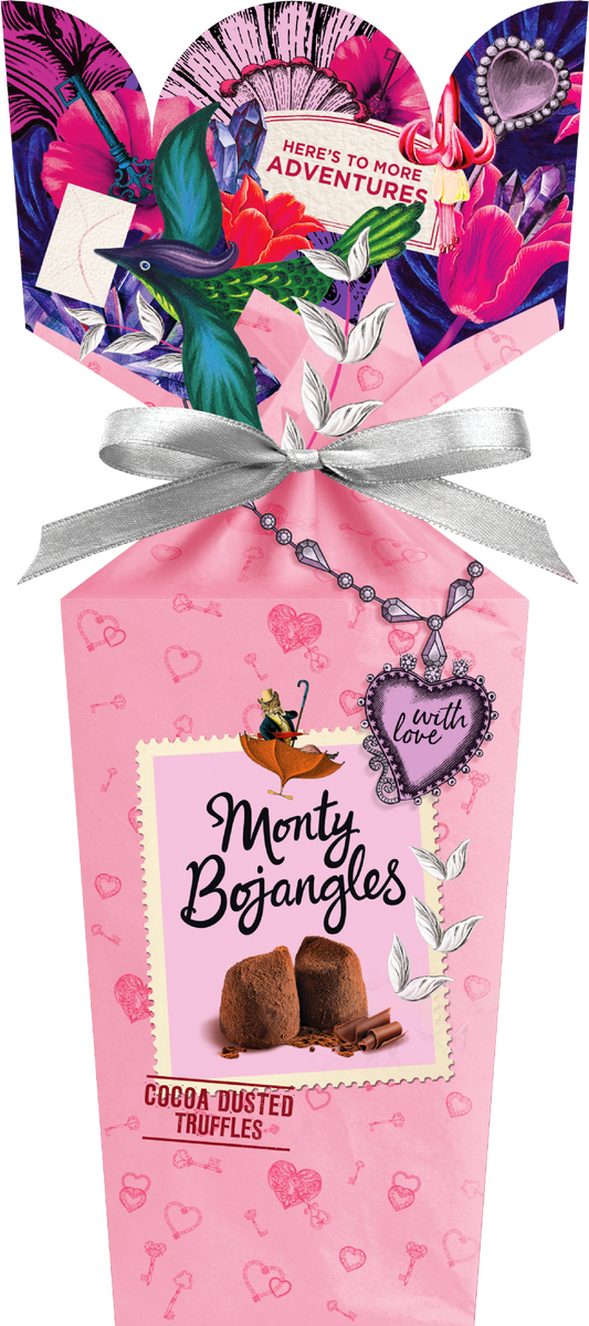 MONTY BOJANGLES Cocoa Dusted Truffles - Bouquet Gift 110g