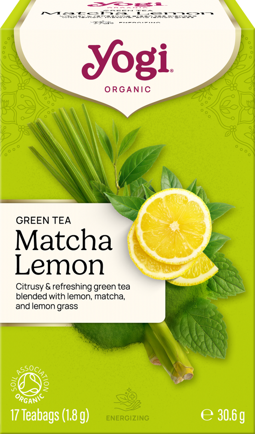 Yogi Tea Green Tea Matcha Lemon 17 Teabags 30.6g