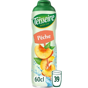 Teisseire Peach Cordial, 600ml - Case of 6