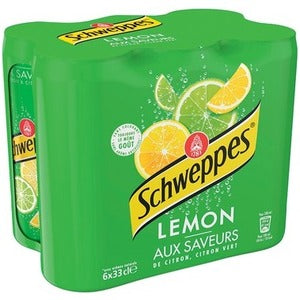 Schweppes Lemon cans 6x33cl