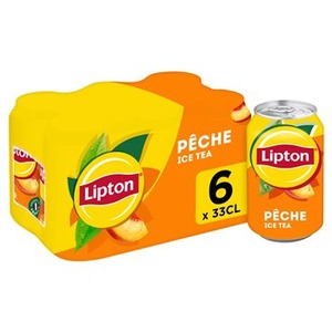 Lipton Ice Tea Peach Cans 6x33cl