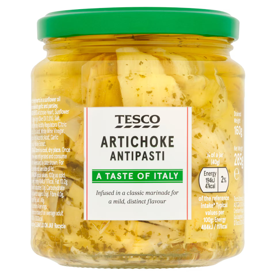 Tesco Artichoke Antipasti 285G
