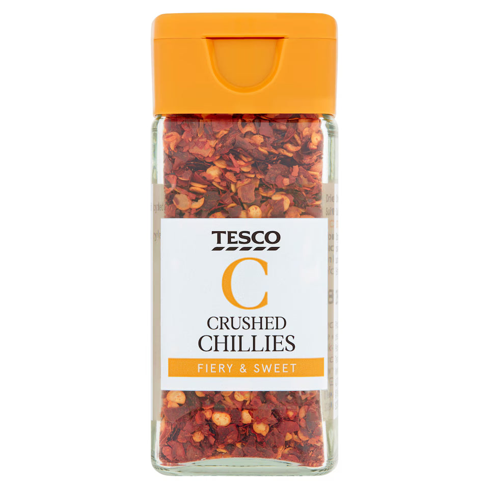 Tesco Crushed Chillies, 28g