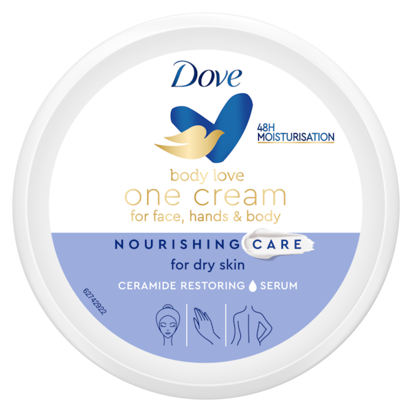 Dove One Cream Nourishing Care Body Cream 250ml