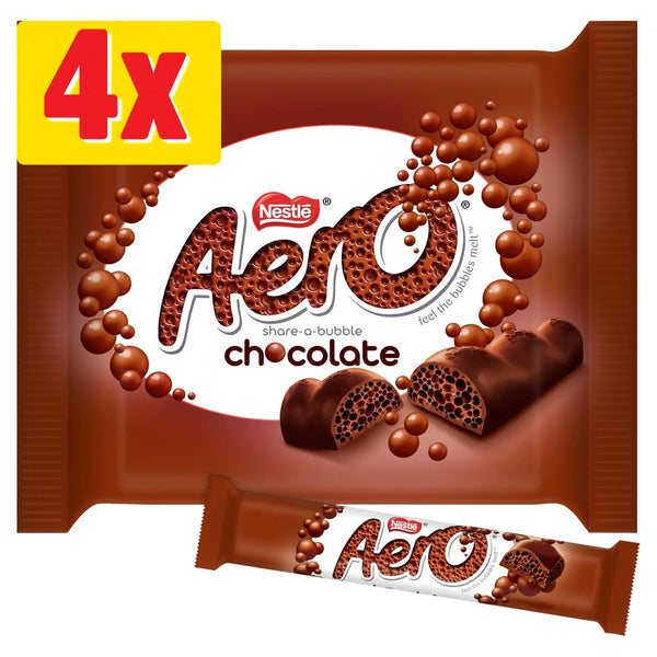 Aero Milk Bubbly Bar Multipack 4 x 27g