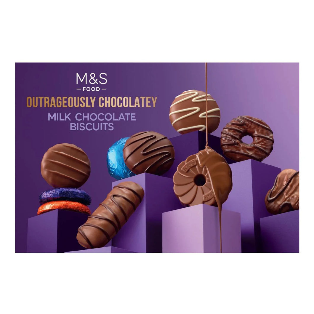 M&S Milk Chocolate Biscuit Selection, 450g