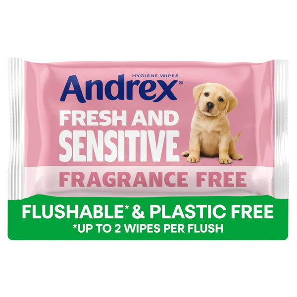 Andrex Fresh & Sensitive Hygiene Wipes - 30 per pack