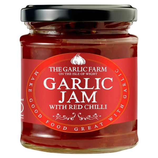 The Garlic Farm Garlic Jam with Red Chilli, 220g