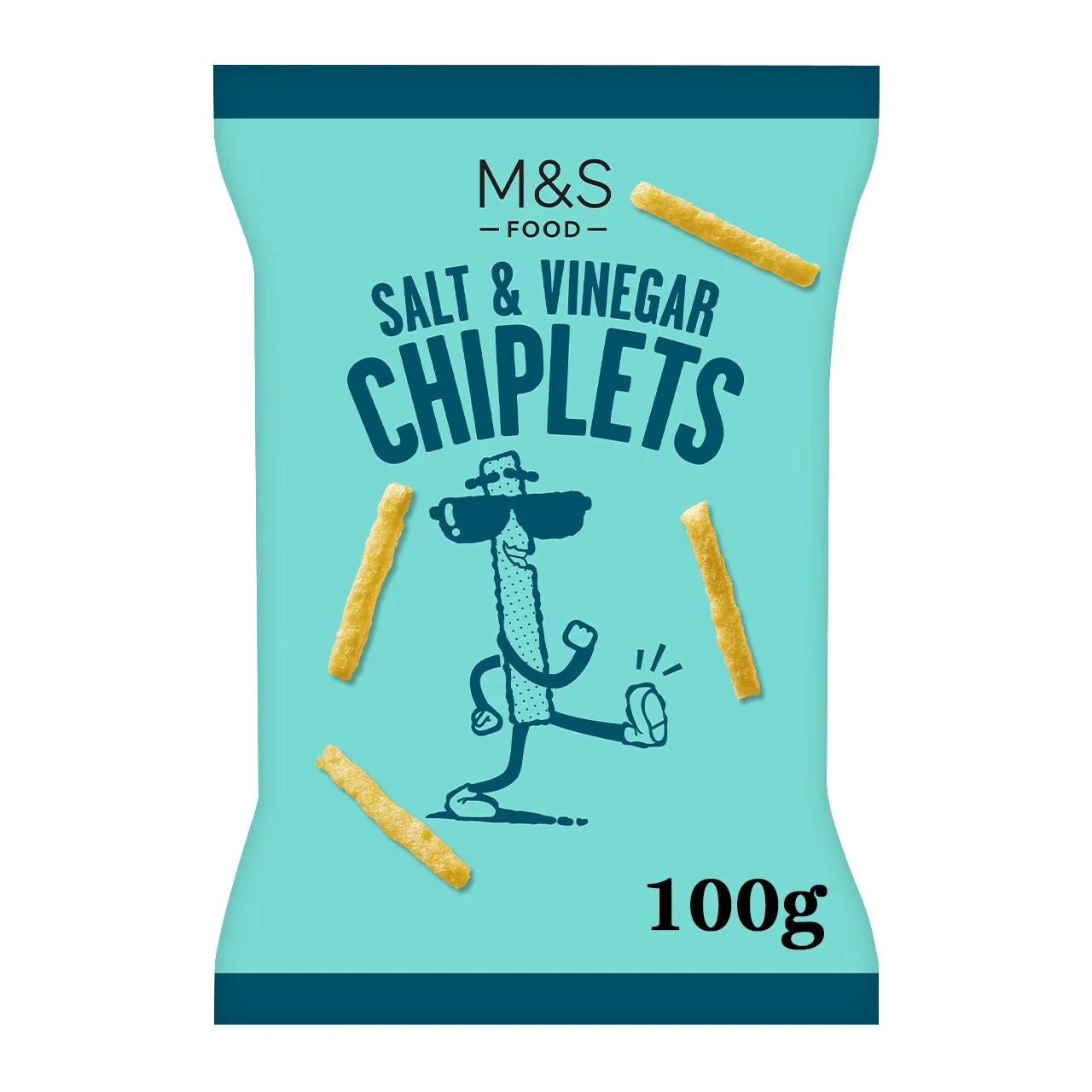 M&S Salt & Vinegar Chiplets, 100g