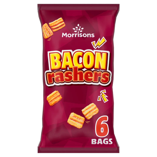 Morrisons Bacon Rashers - 6 x 19g