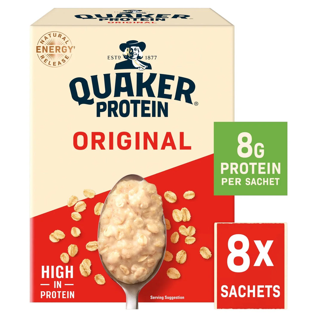 Quaker Oats High Protein Original Porridge 8  Sachets