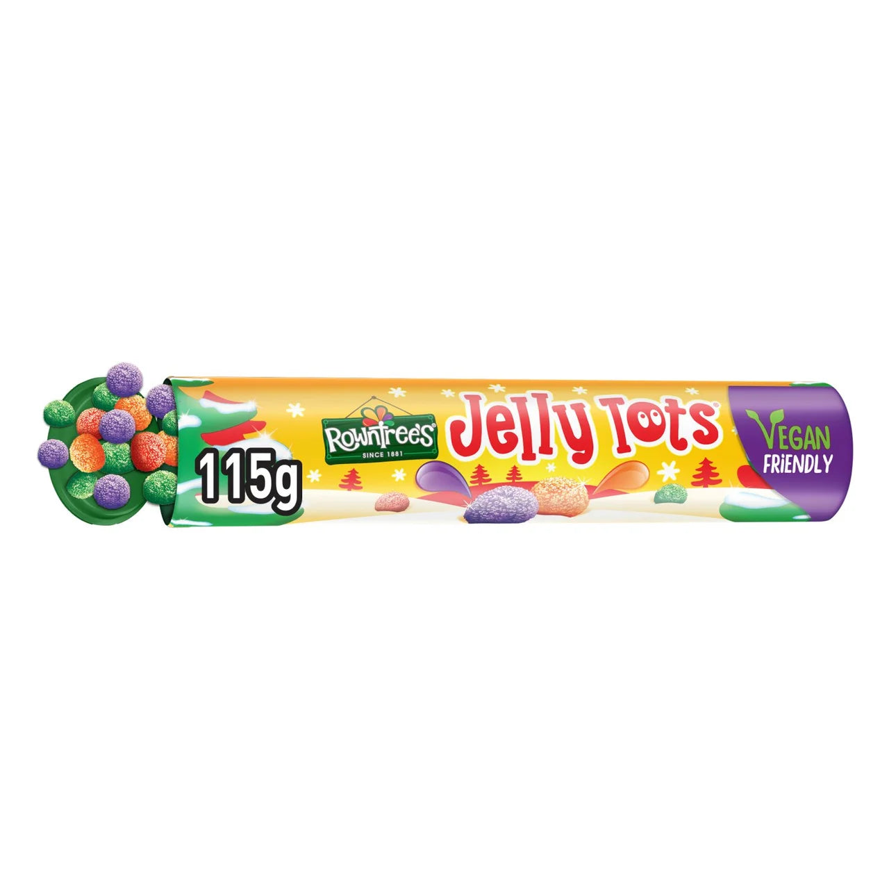 Rowntrees Jelly Tots Giant Tube - 115g